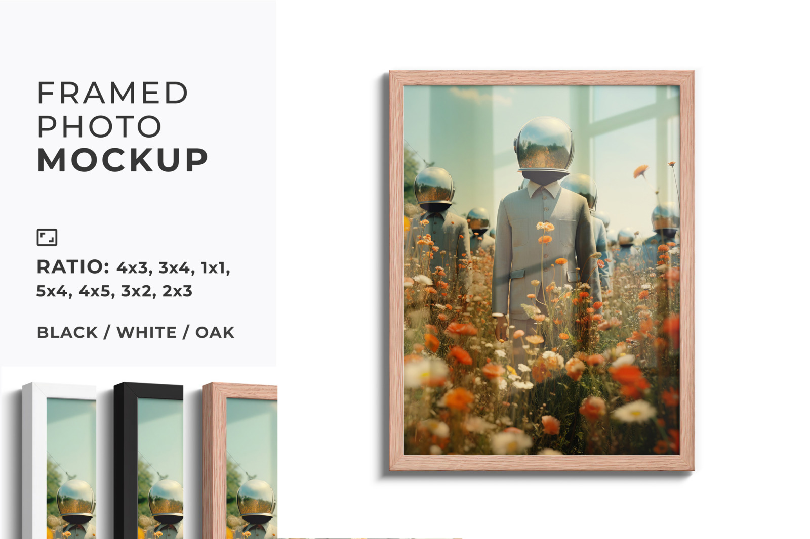 Framed Photo Mockups Bundle 01 Framed Photo Mockups Bundle 01