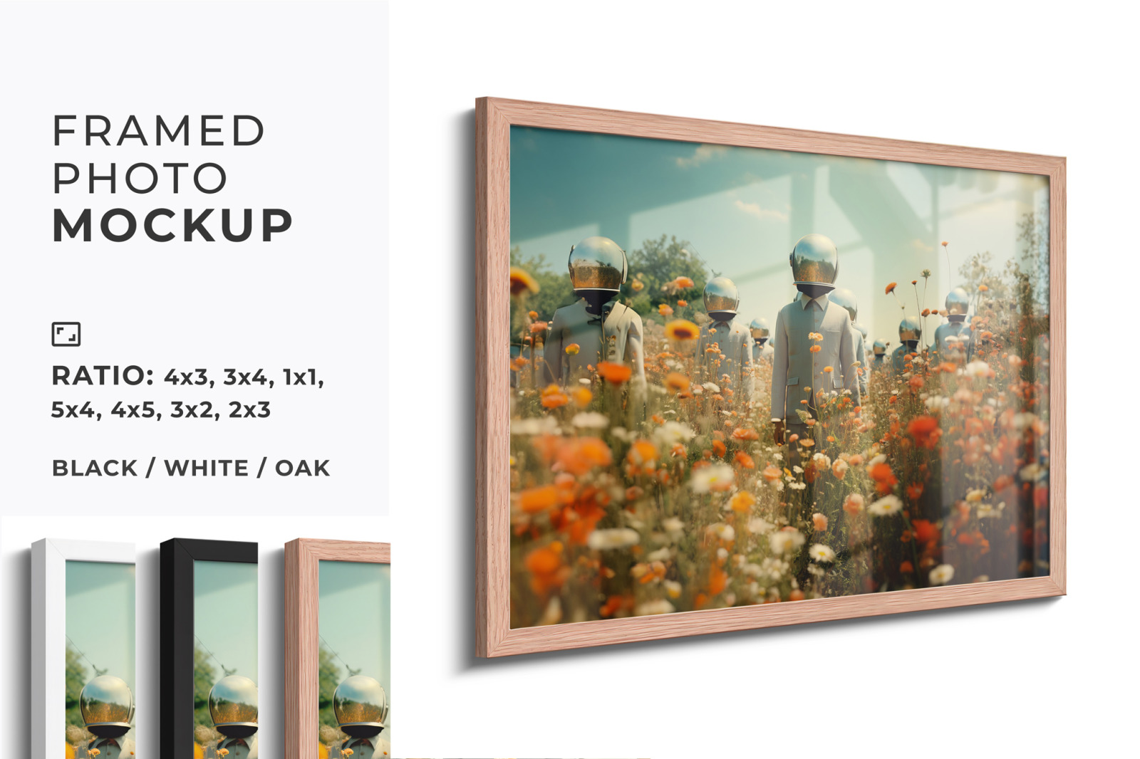 Framed Photo Mockups Bundle 01 Framed Photo Mockups Bundle 01
