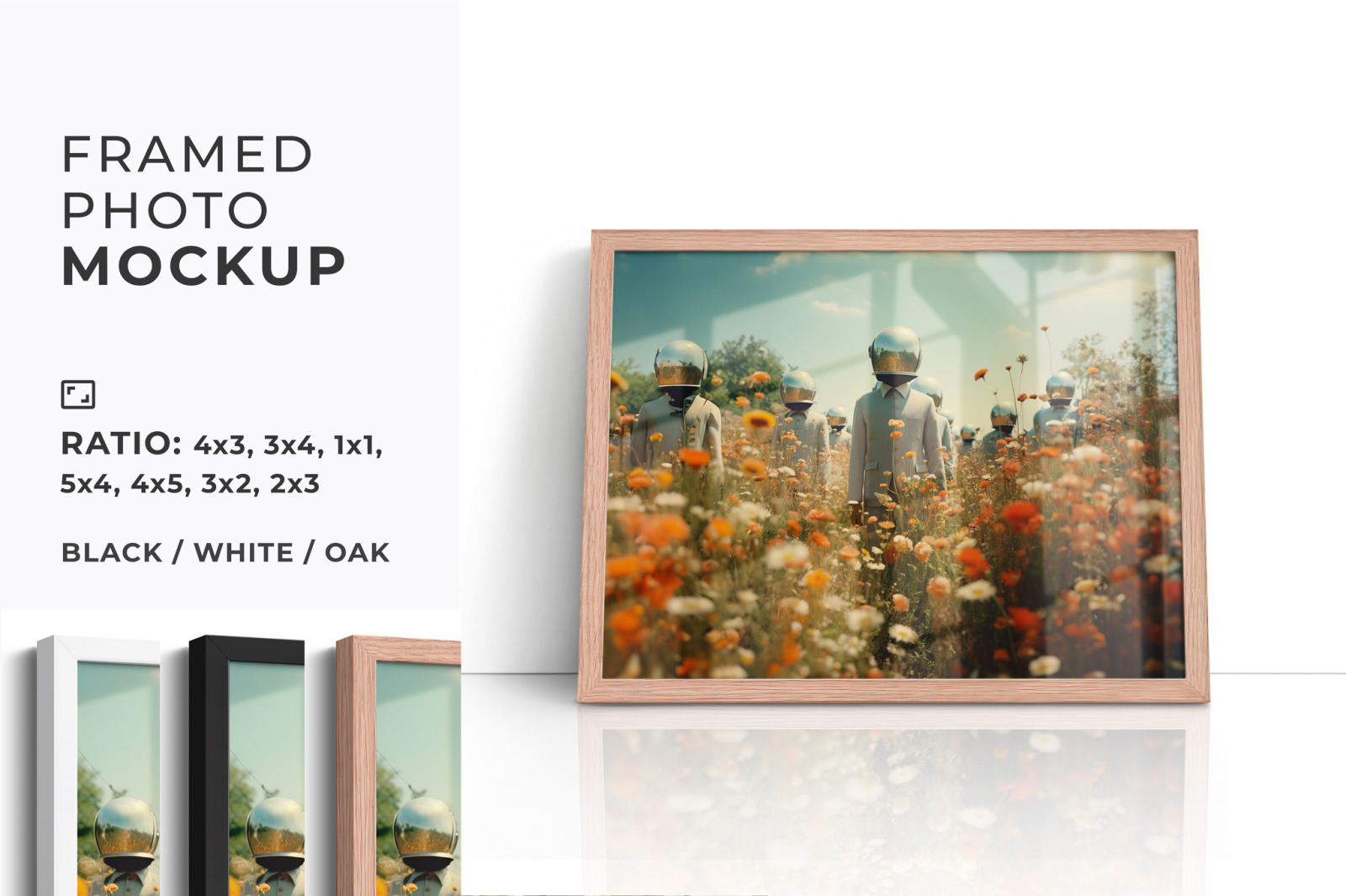 Framed Photo Mockups Bundle 01 Framed Photo Mockups Bundle 01