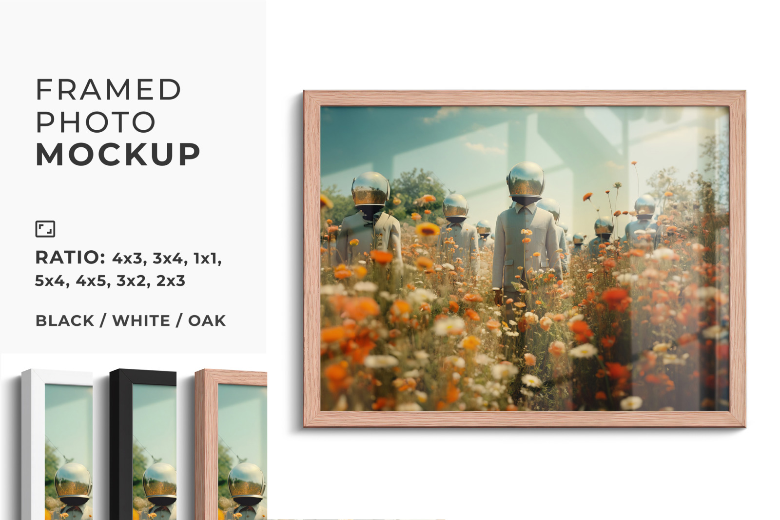 Framed Photo Mockups Bundle 01 Framed Photo Mockups Bundle 01
