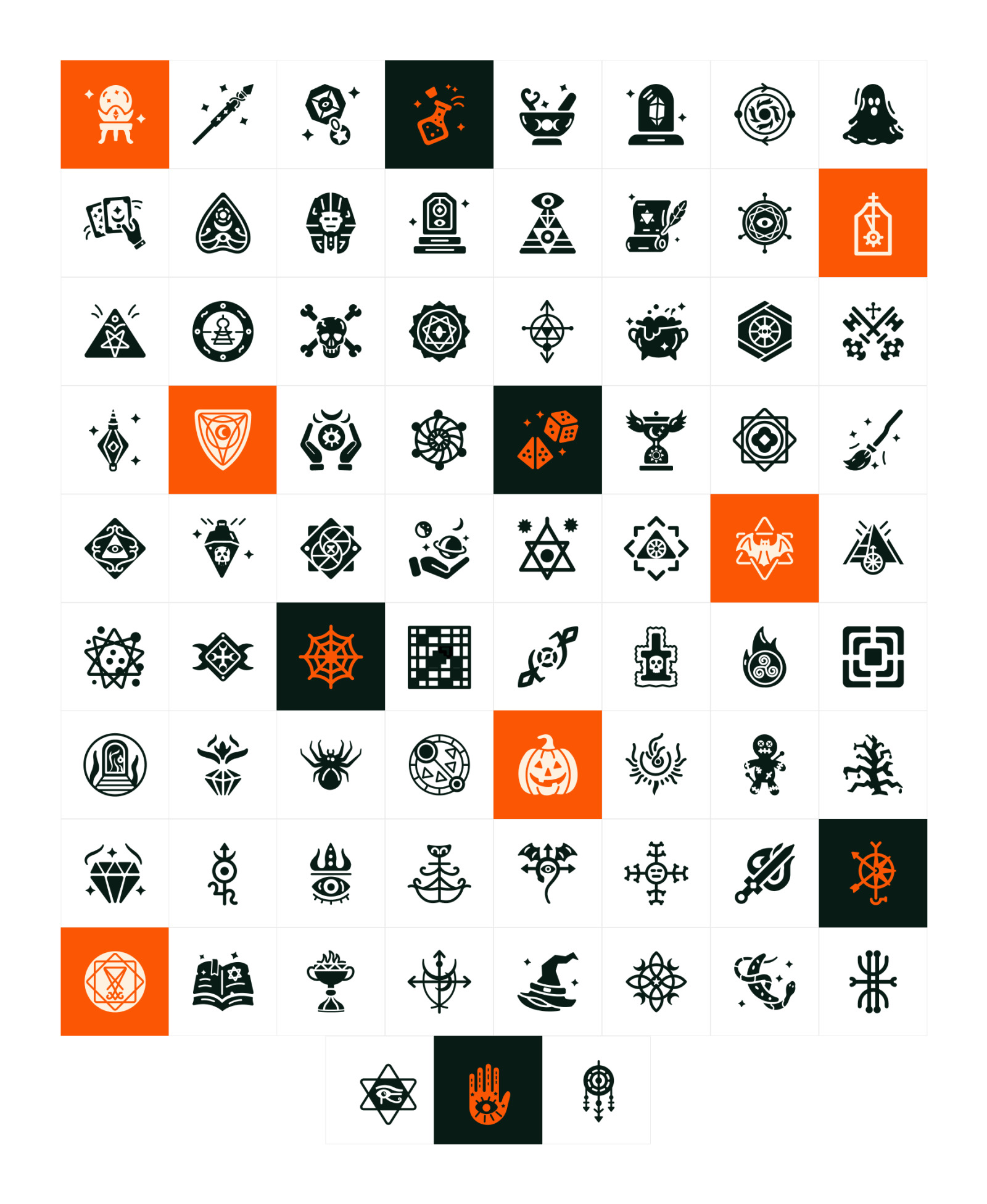 Glyph Mystery Icons Glyph Mystery Icons