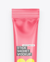 Glossy Stick Sachet Mockup