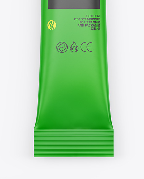 Matte Stick Sachet Mockup