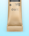 Matte Metallic Stick Sachet Mockup