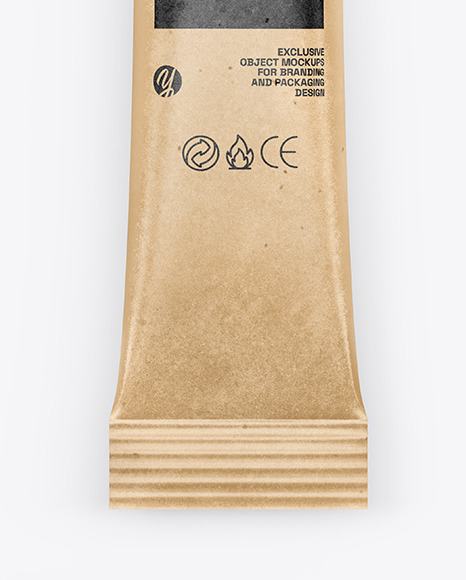 Kraft Stick Sachet Mockup