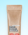 Kraft Stick Sachet Mockup