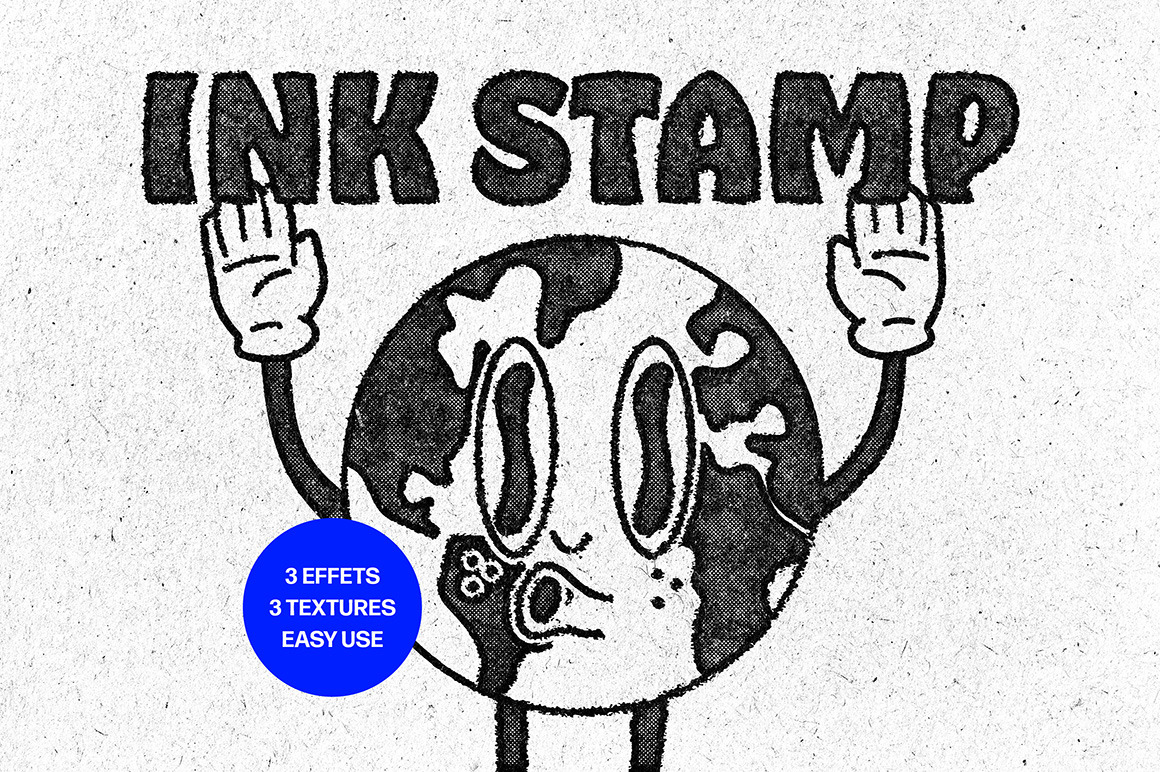 Grunge Ink Stamp Text & Logo Effect Grunge Ink Stamp Text & Logo Effect