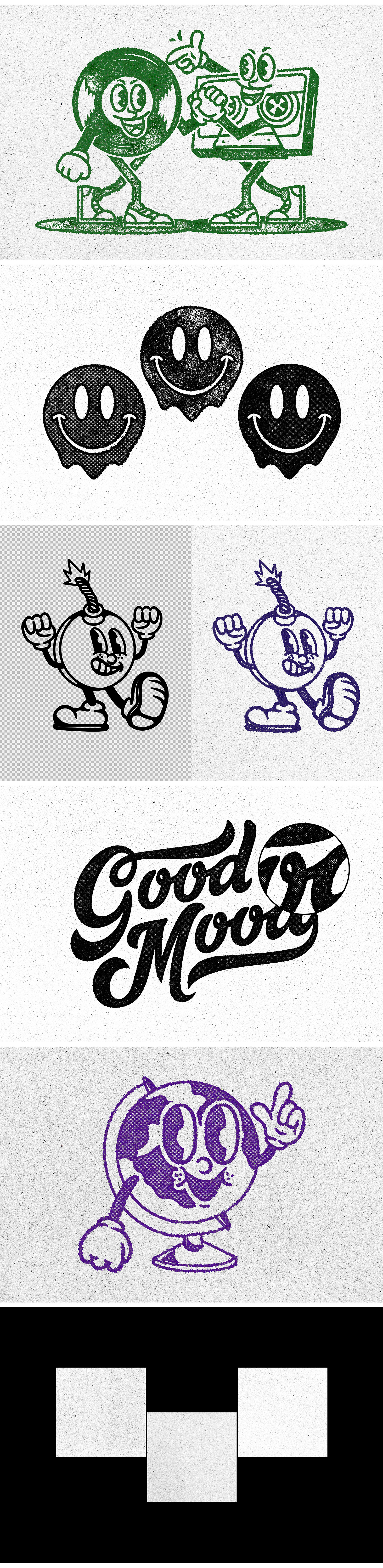 Grunge Ink Stamp Text & Logo Effect Grunge Ink Stamp Text & Logo Effect
