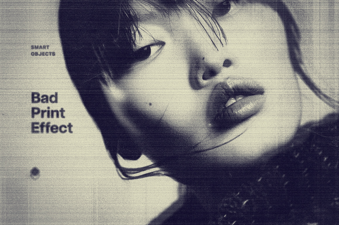 Bad Copy Print Photo Effect Bad Copy Print Photo Effect