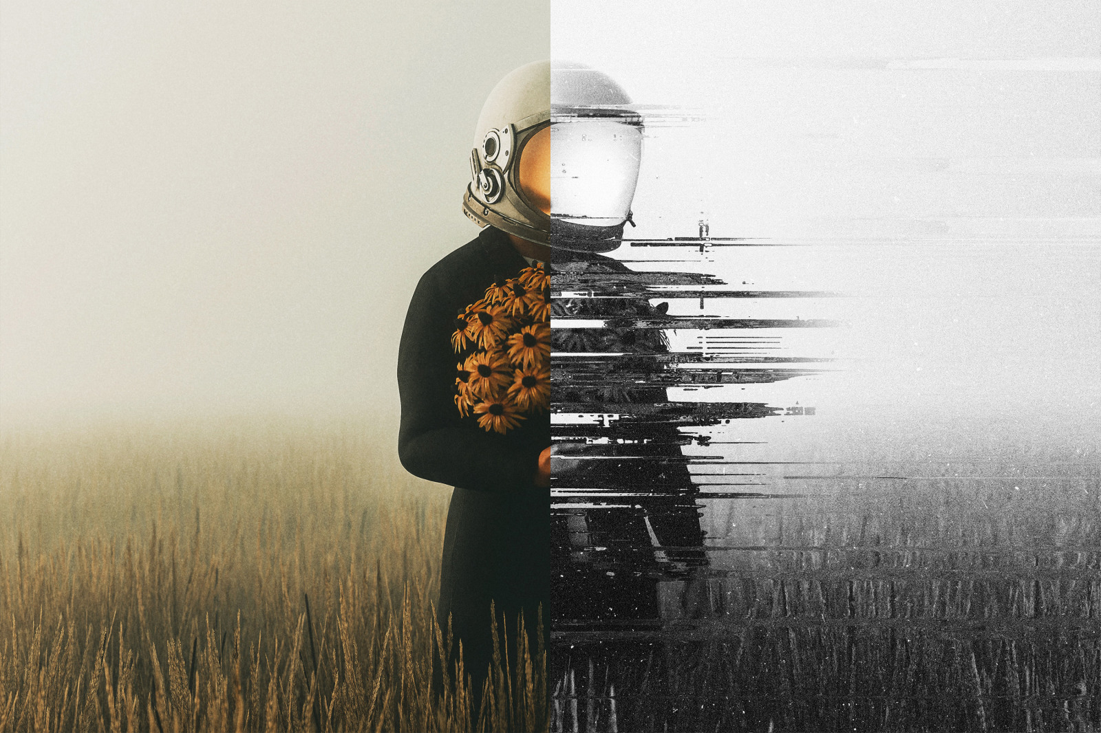 Glitch Distortion Photo Effect Glitch Distortion Photo Effect