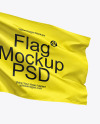 Flagpole with a Flag Mockup