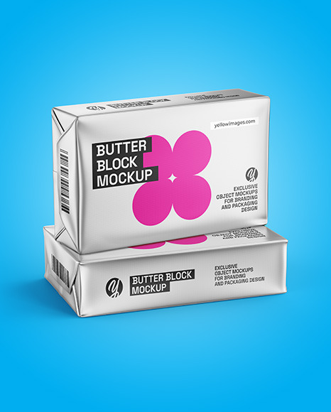 Two Butter Blocks Mockup
