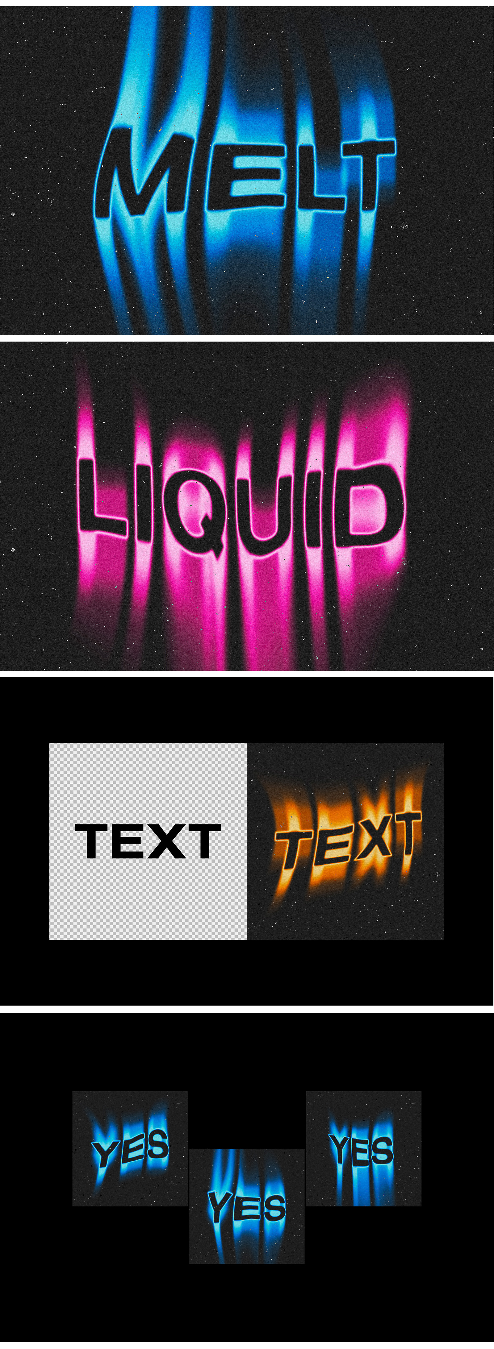 Fiery Liquid Text Effect Fiery Liquid Text Effect