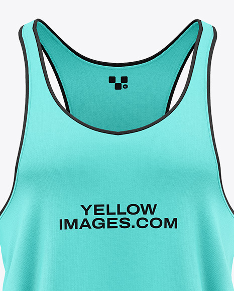 Men's Tank Top Mockup - Front View - Free Download Images High Quality