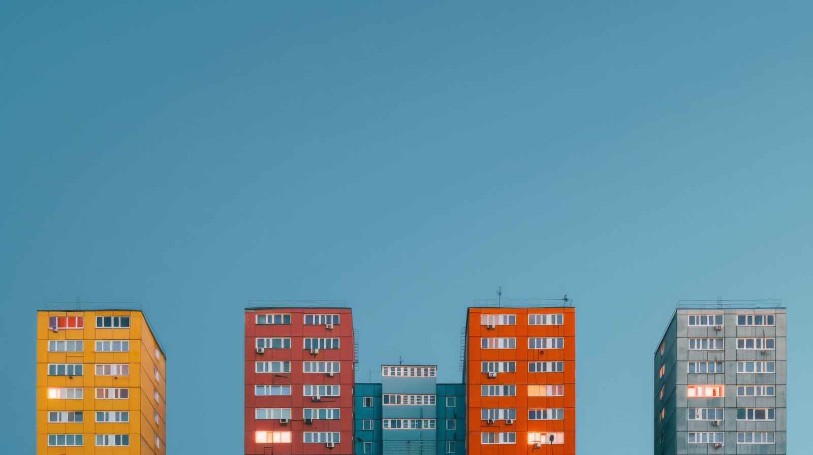 Colorful buildings Colorful buildings