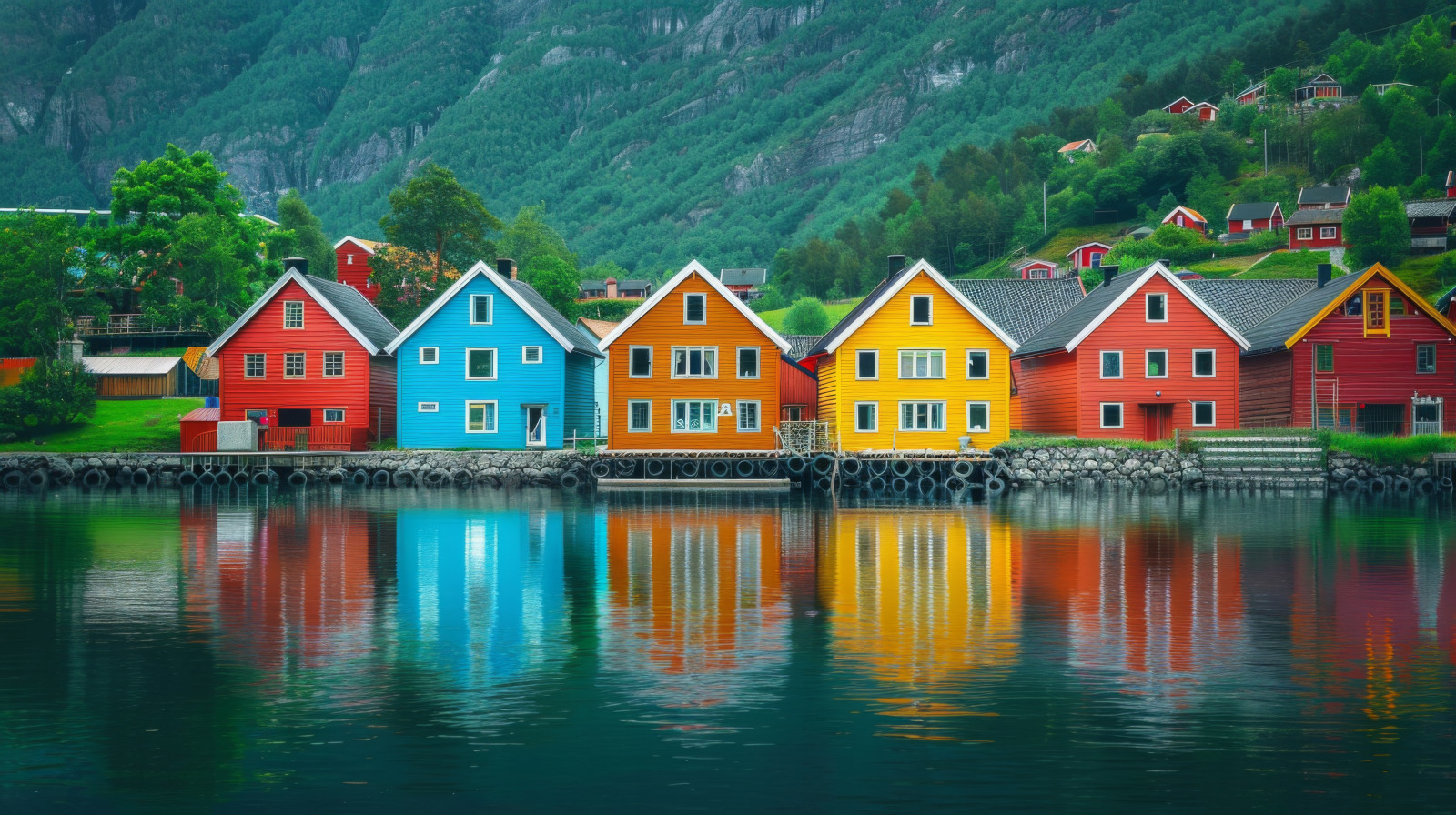 Colorful buildings Colorful buildings