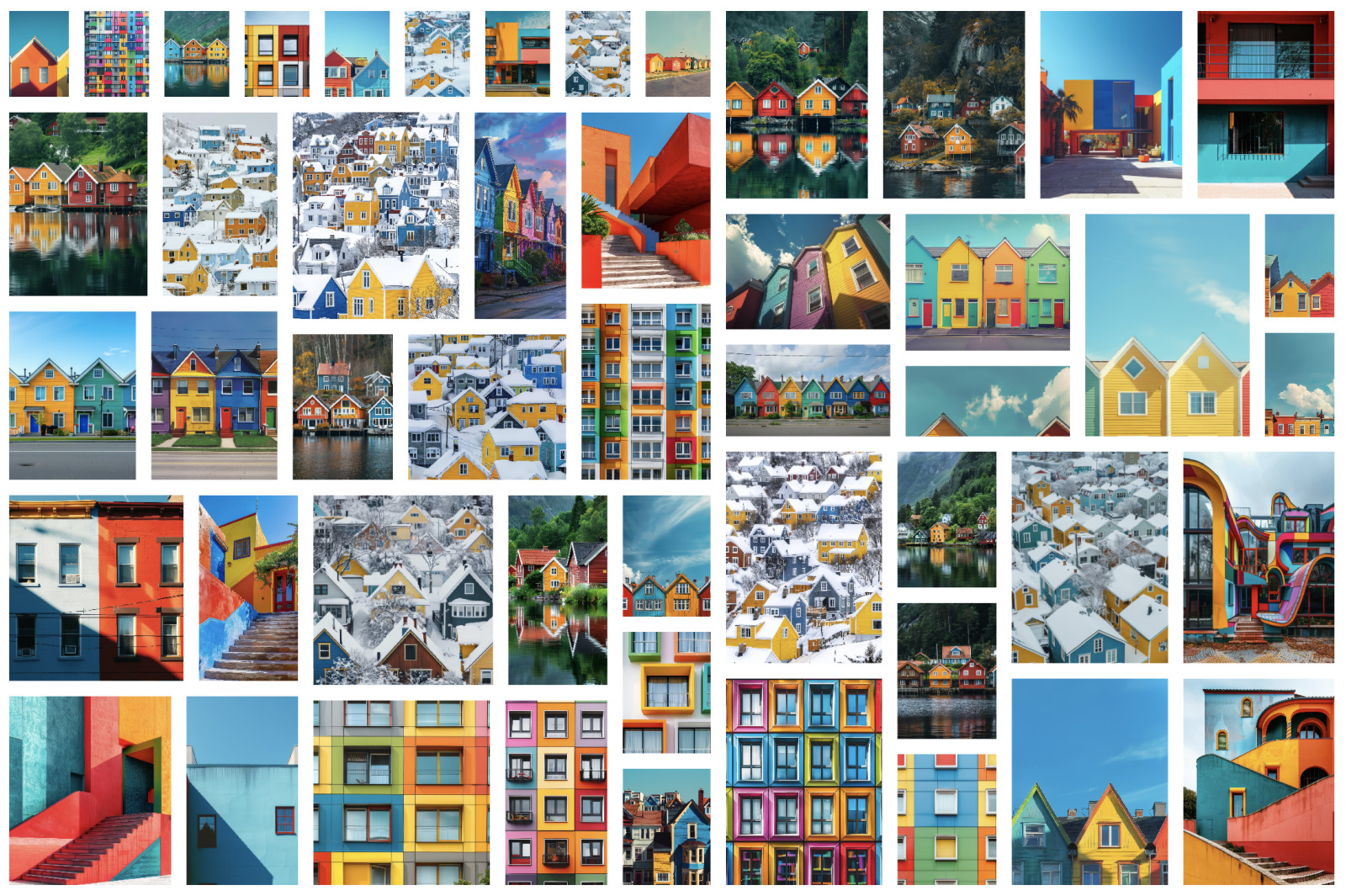 Colorful buildings Colorful buildings