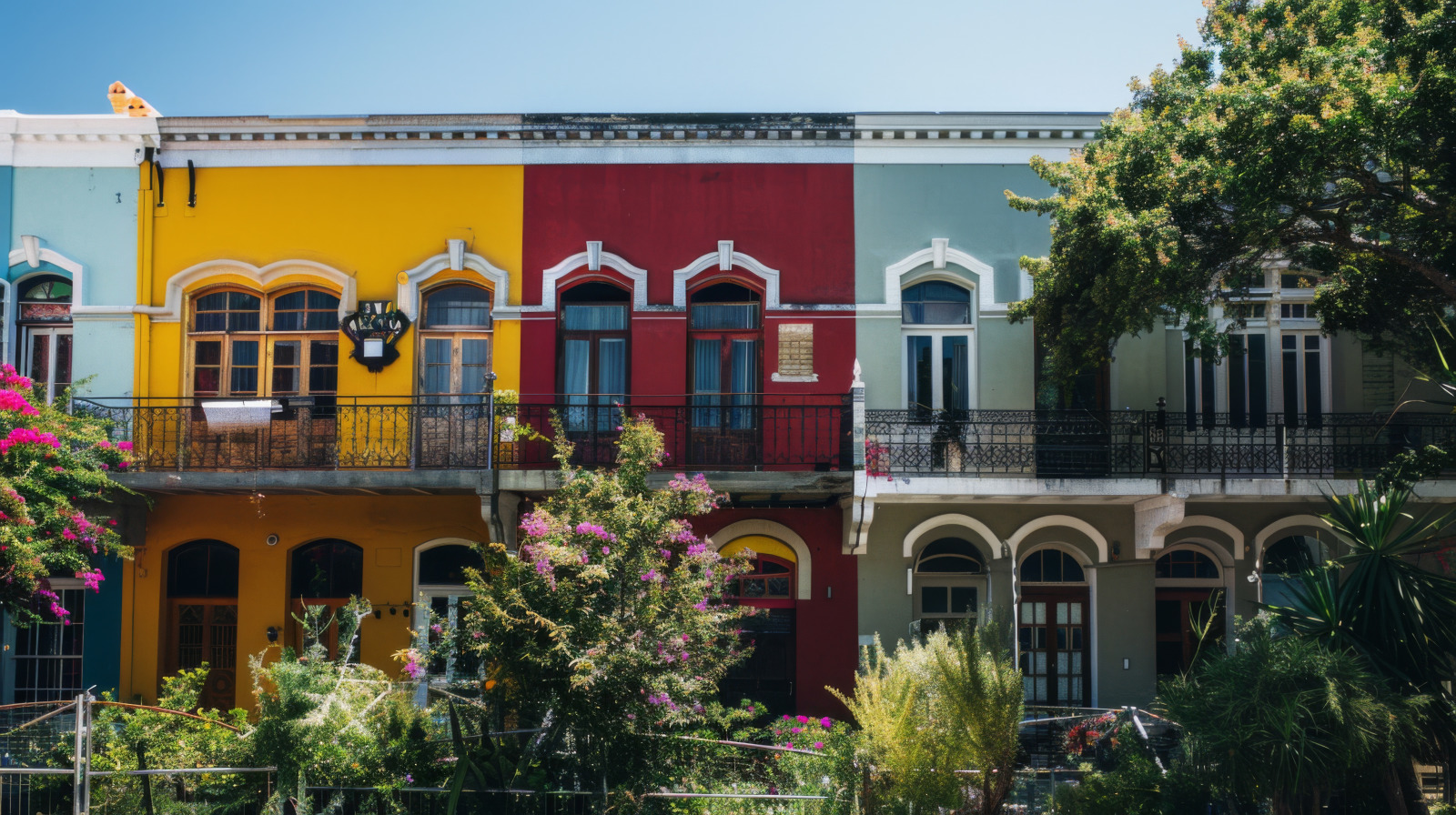 Colorful buildings Colorful buildings