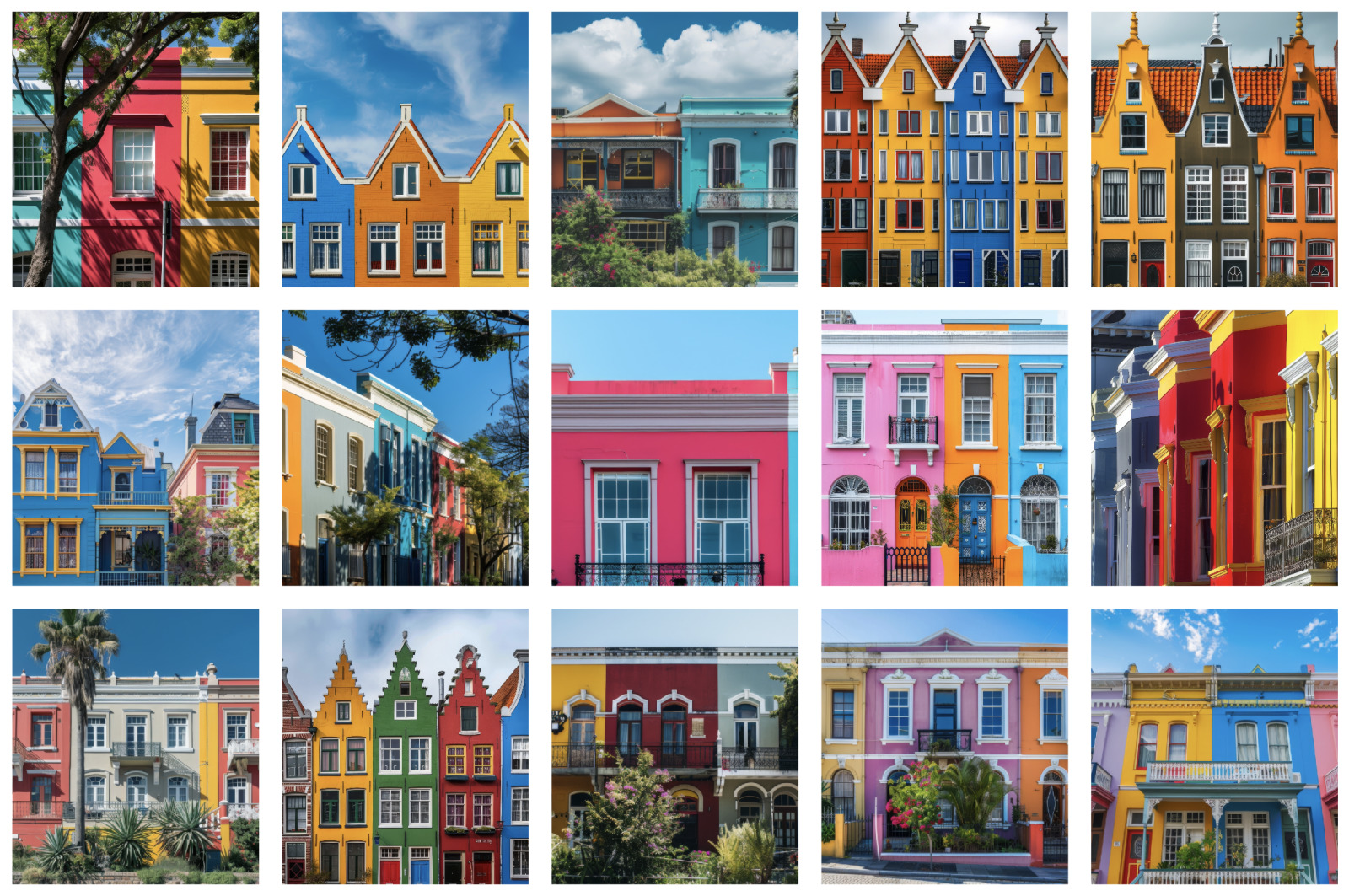 Colorful buildings Colorful buildings