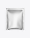 Matte Metallic Sachet Mockup