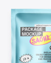 Matte Metallic Sachet Mockup