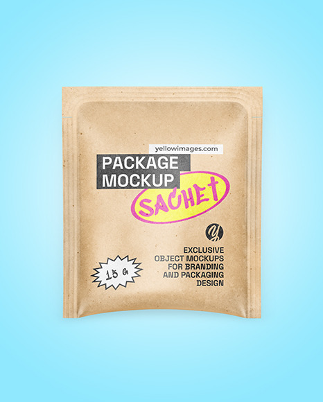 Kraft Sachet Mockup