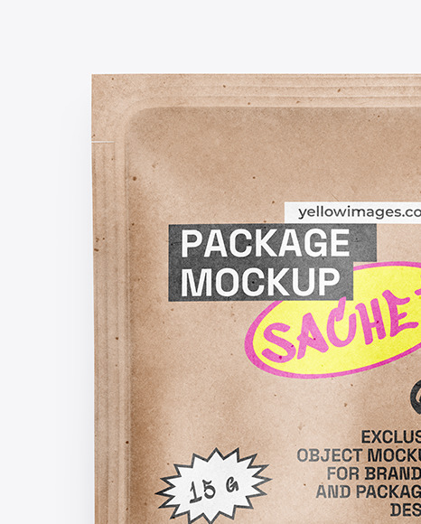 Kraft Sachet Mockup