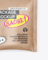 Kraft Sachet Mockup