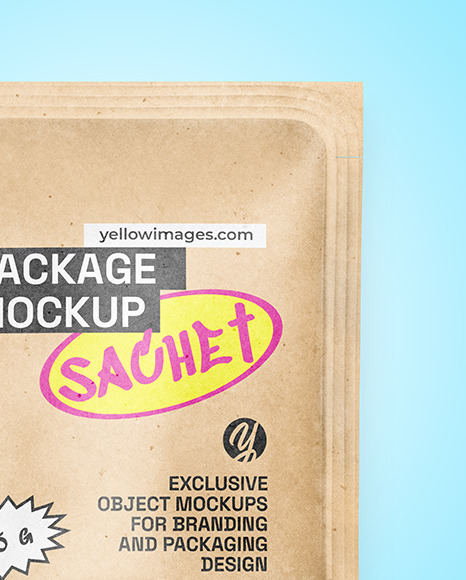 Kraft Sachet Mockup