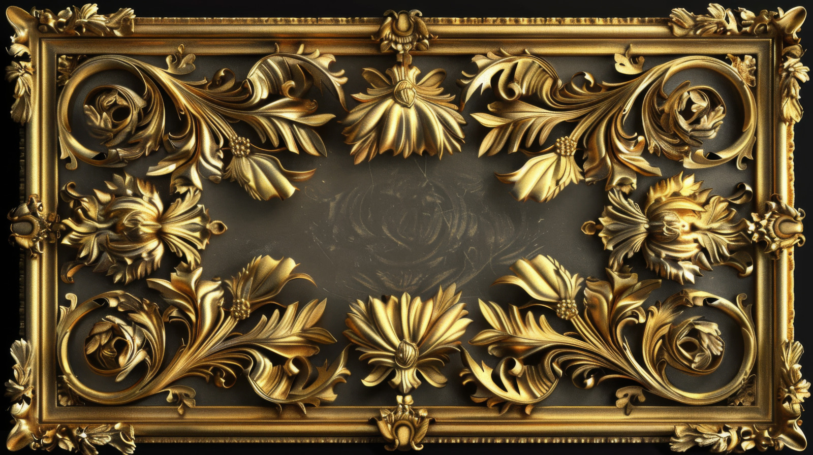 Gold decorative frames Gold decorative frames