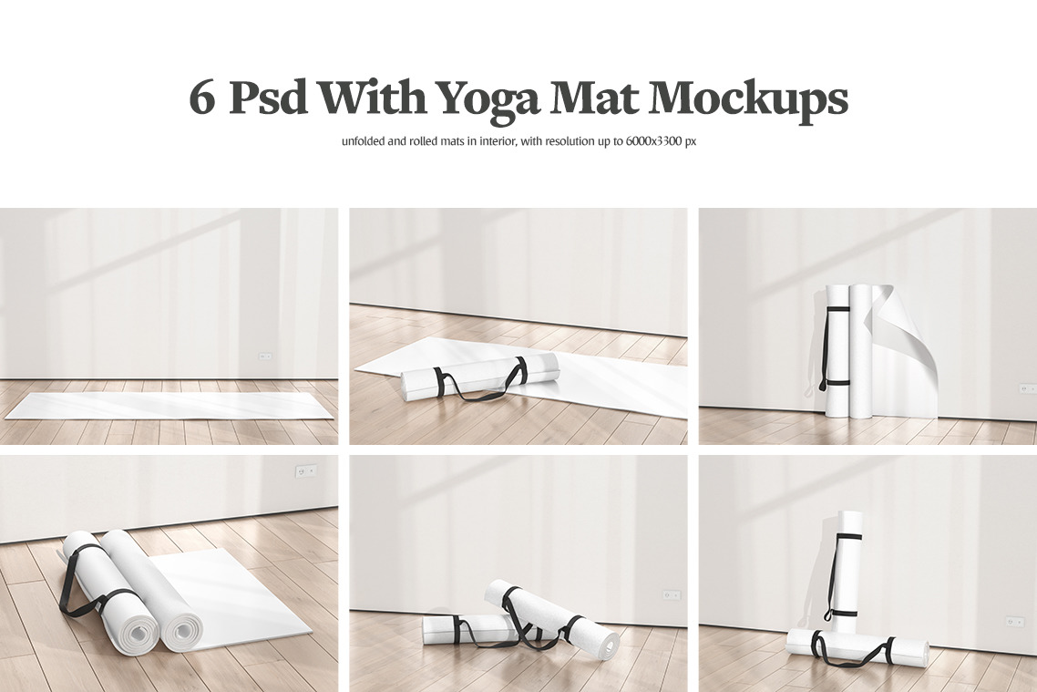 Yoga Mat Mockups Yoga Mat Mockups