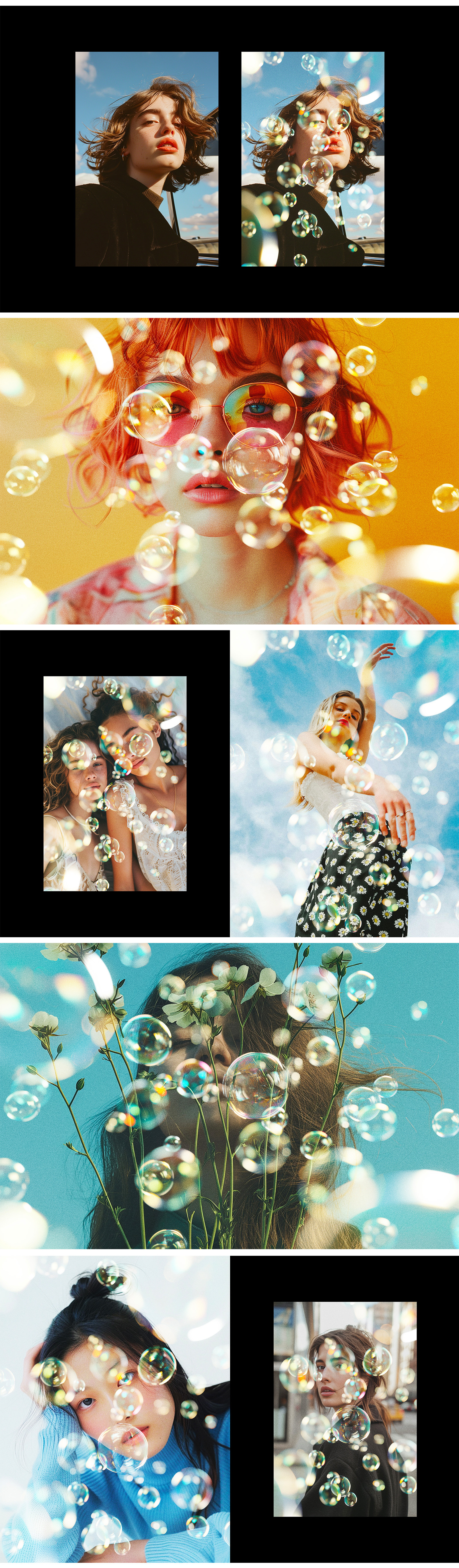 Bubbles Overlay Photo Effect Bubbles Overlay Photo Effect