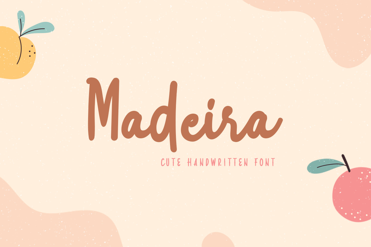 Madeira – Cute Handwitten Font Madeira – Cute Handwitten Font
