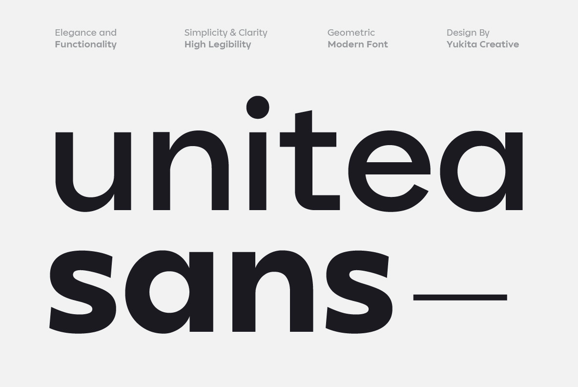 Unitea Sans Serif Family Unitea Sans Serif Family