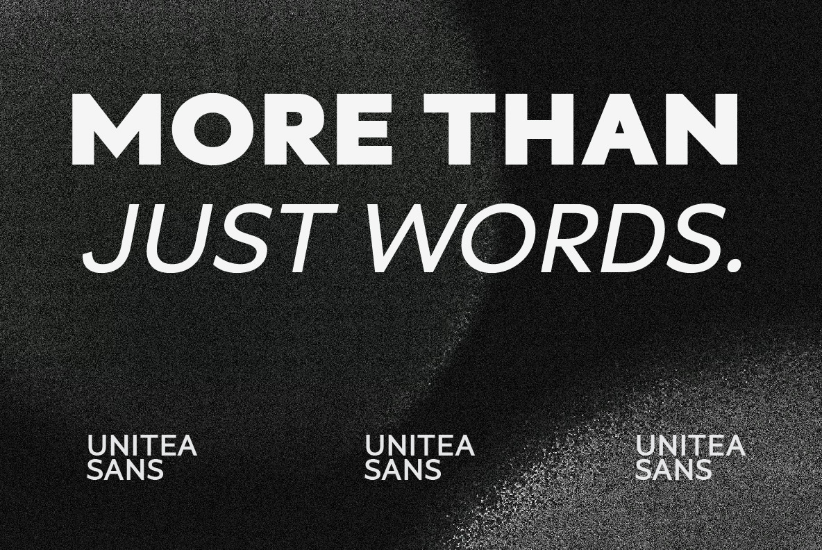 Unitea Sans Serif Family Unitea Sans Serif Family
