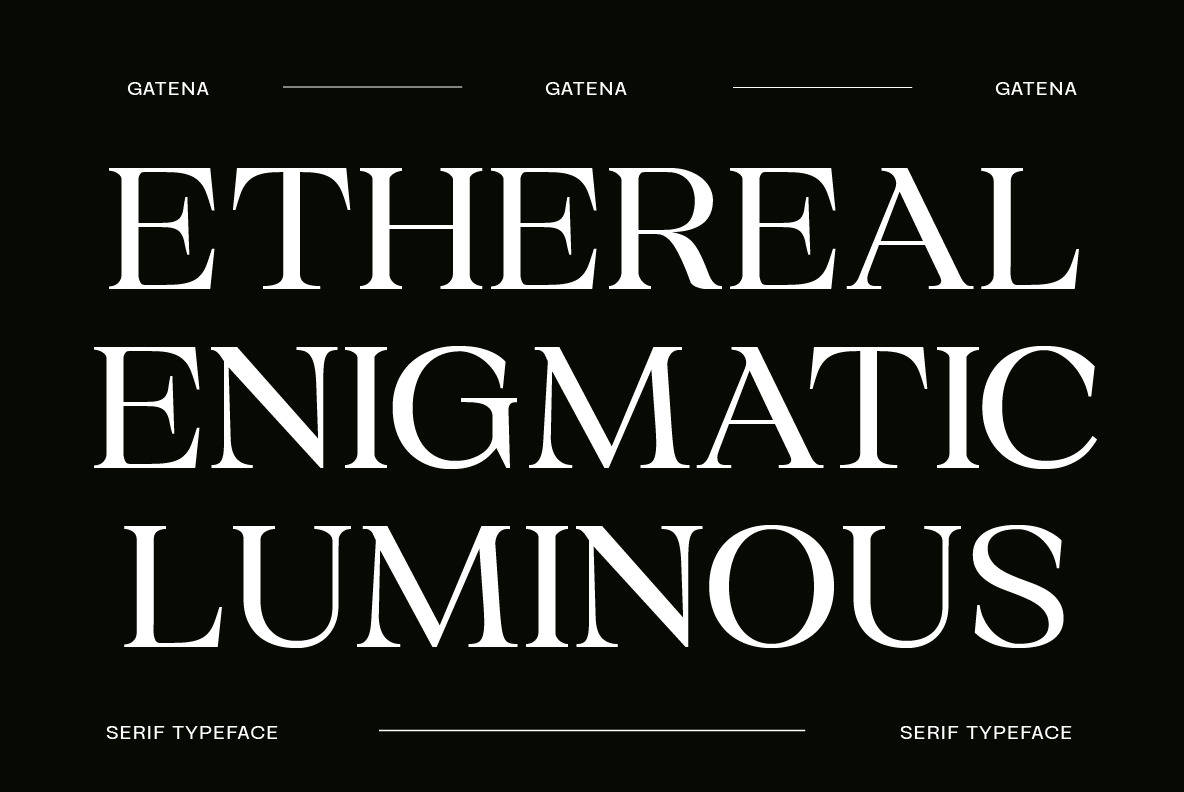 Gatena Serif Modern