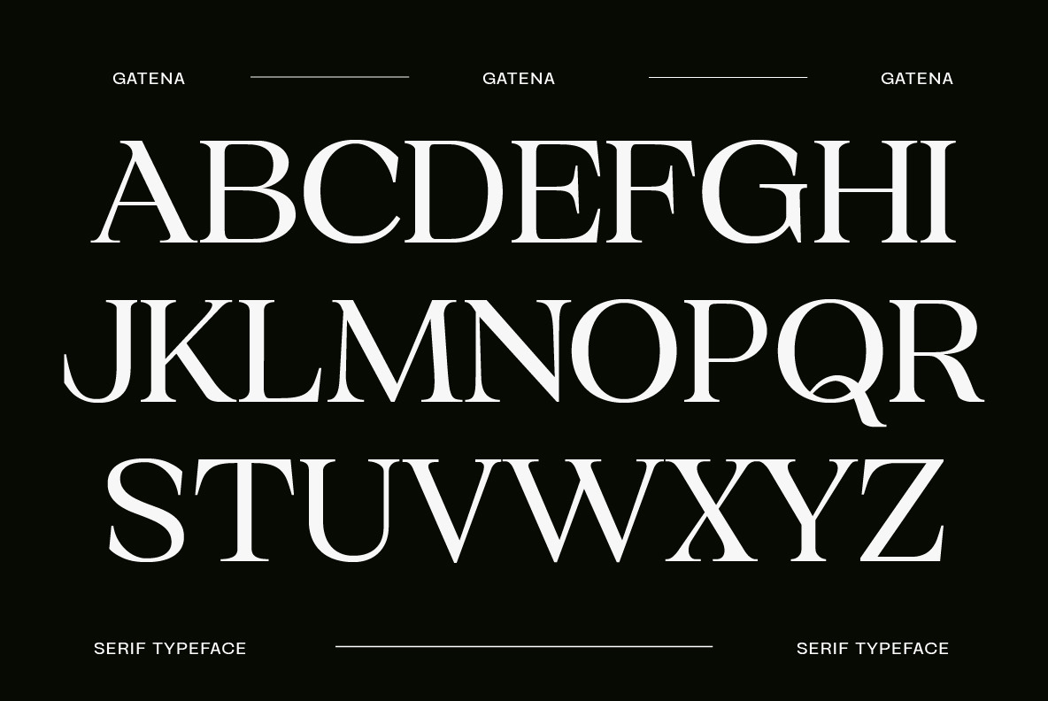 Gatena Serif Modern