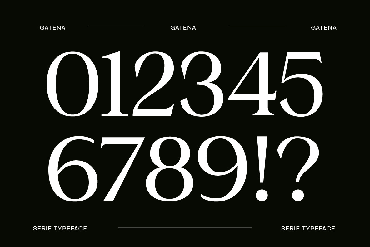 Gatena Serif Modern