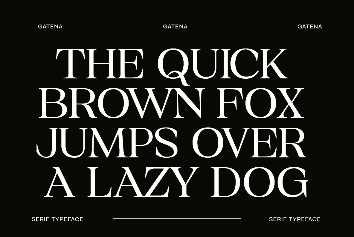 Gatena Serif Modern