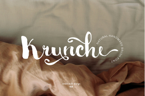 Krunche Brush Script - Classicscript