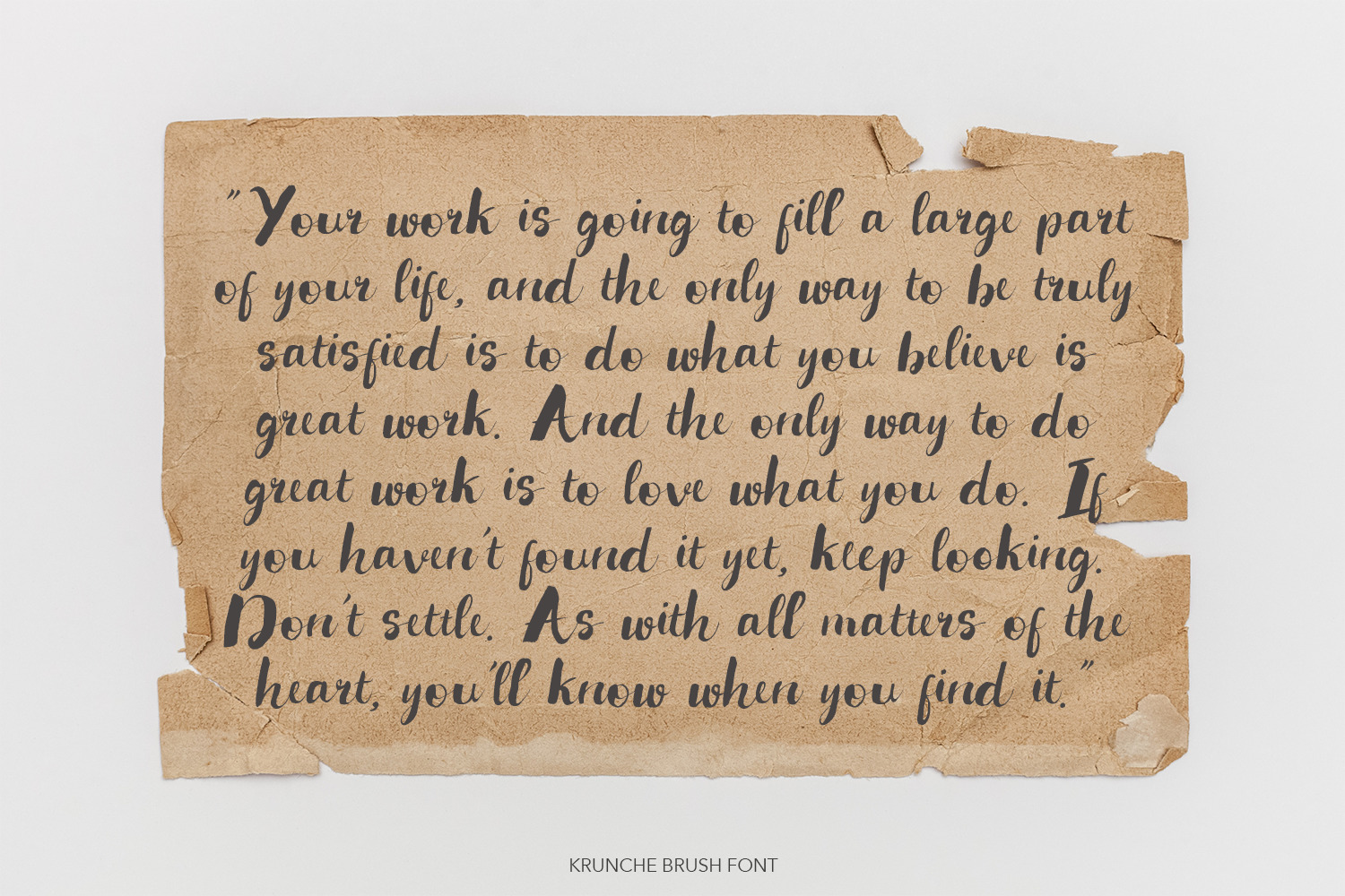 Krunche Brush Script Krunche Brush Script