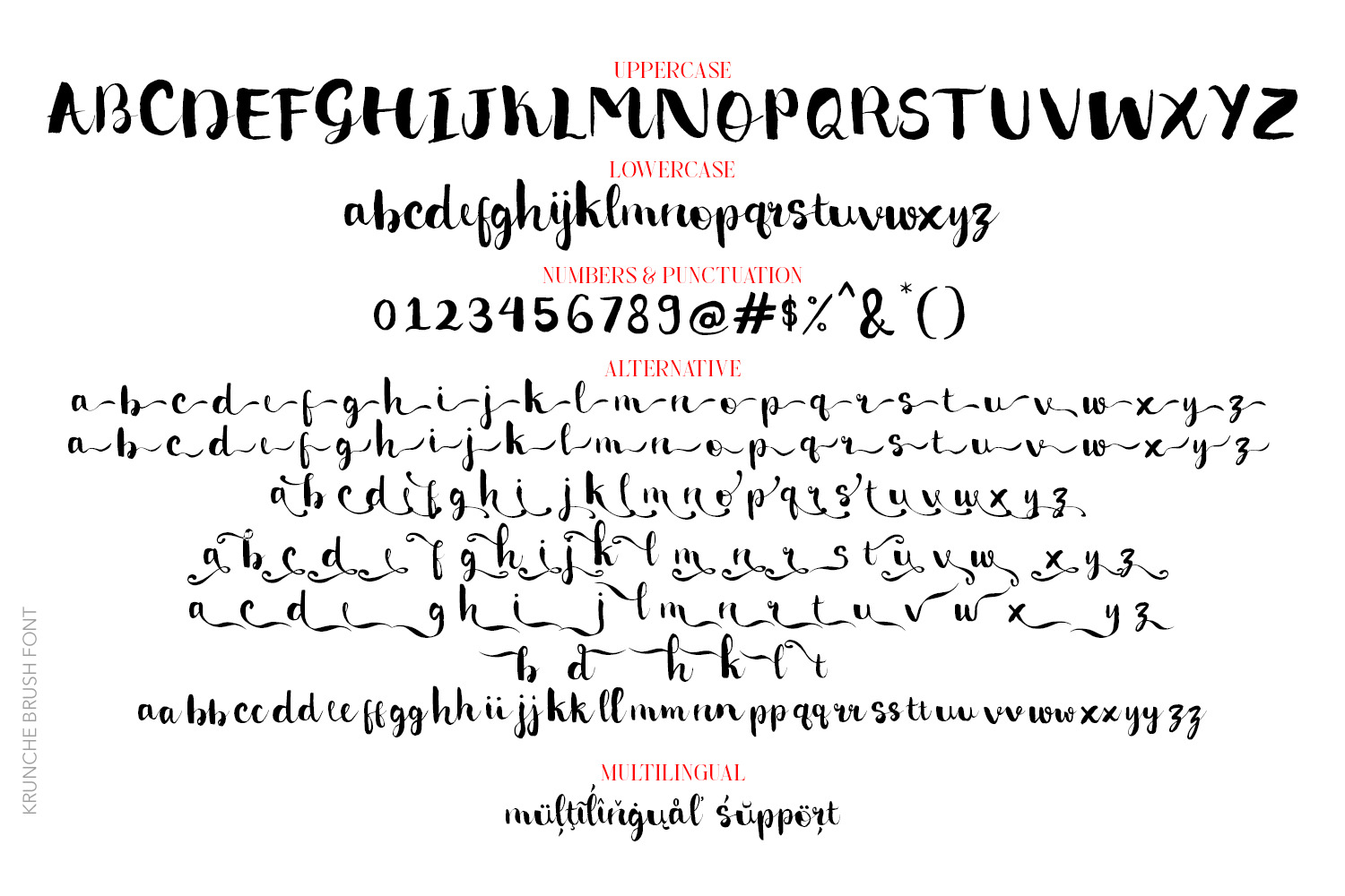 Krunche Brush Script Krunche Brush Script