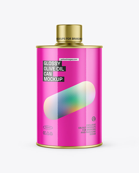 Olive Oil Tin Can Mockup