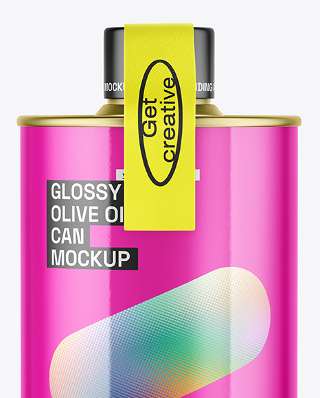 Olive Oil Tin Can Mockup