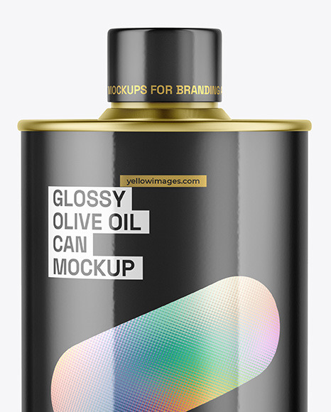 Olive Oil Tin Can Mockup