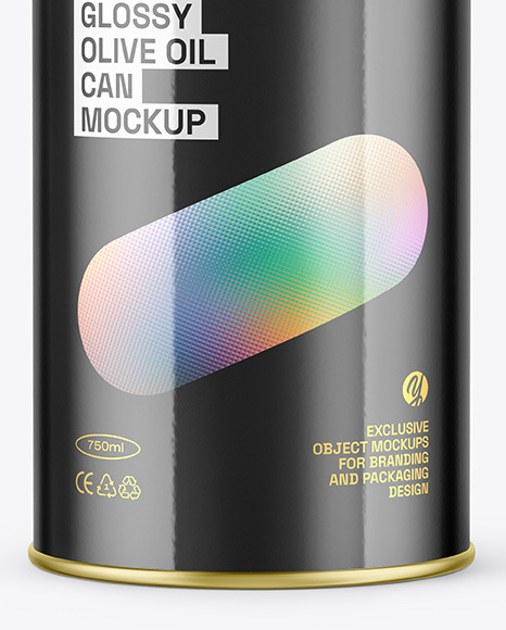 Olive Oil Tin Can Mockup