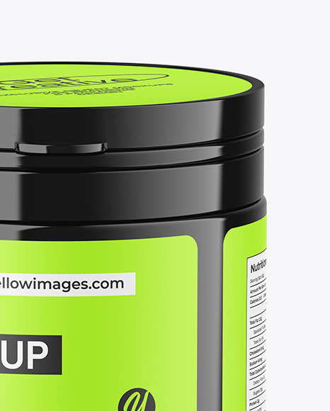 Glossy Jar Mockup