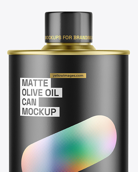 Olive Oil Tin Can Mockup