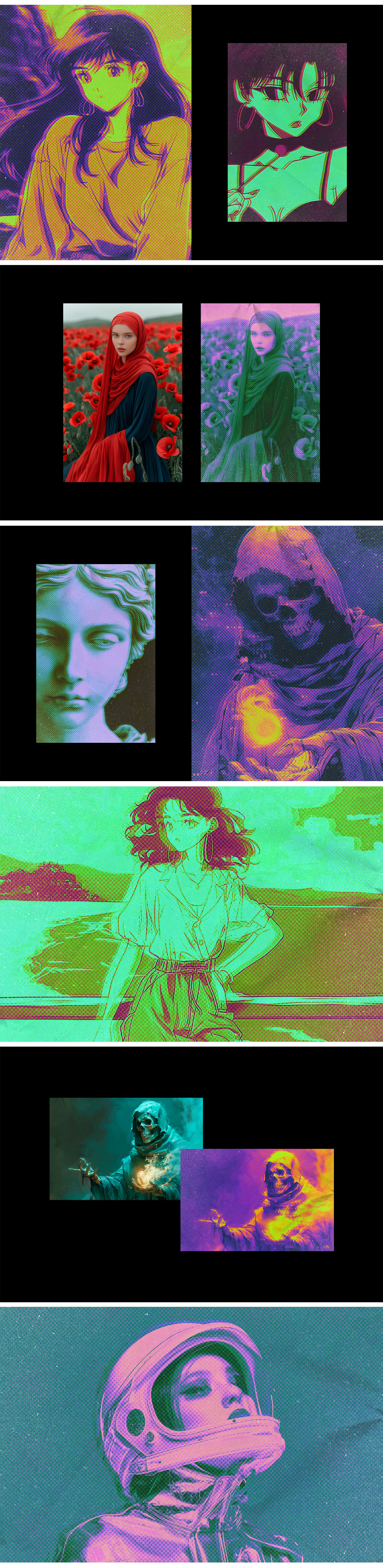 1990s Halftone Photo Effect 1990s Halftone Photo Effect