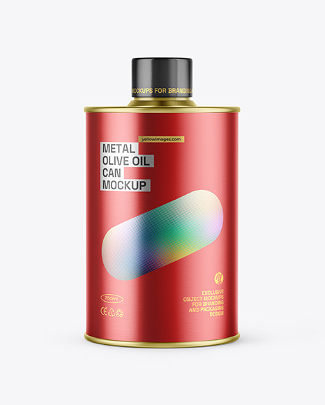 Olive Oil Tin Can Mockup